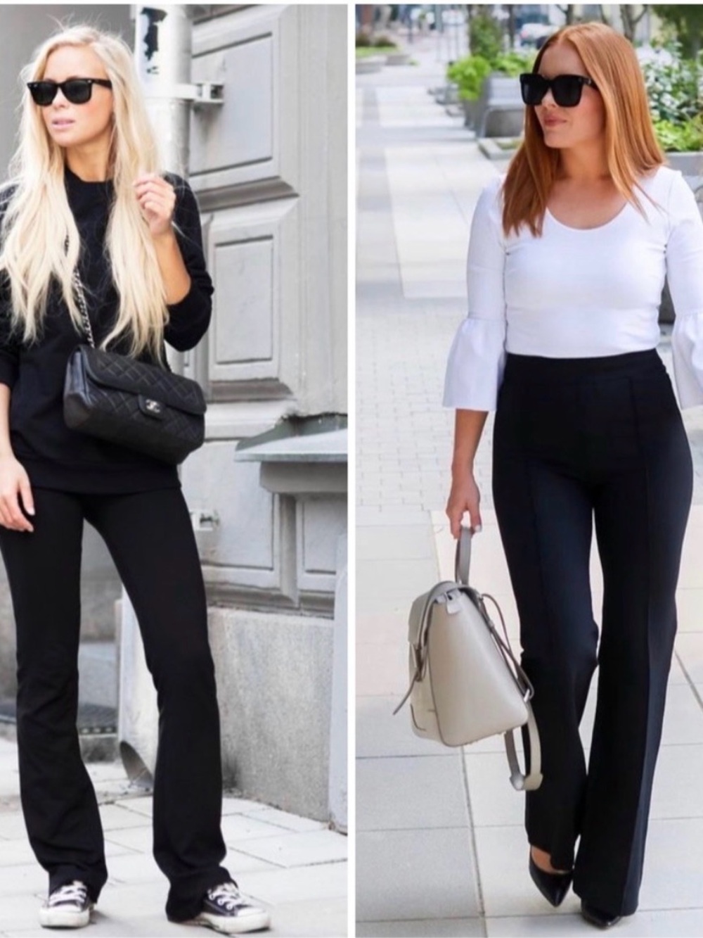 BETABRAND Straight Leg Yoga Work Pants